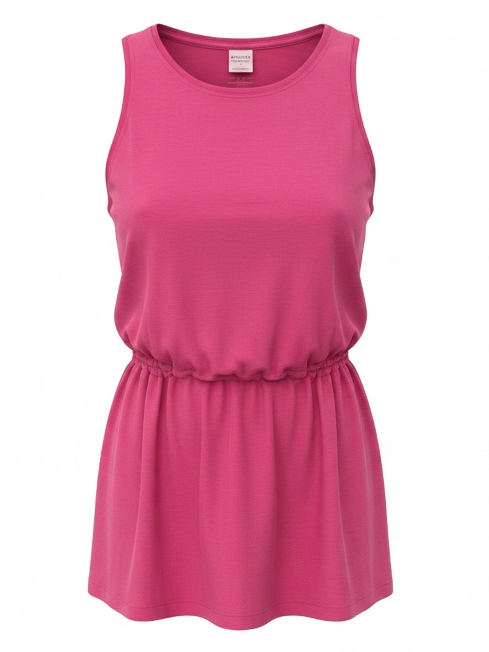 Athleta Pink Medium Air Out Cinch Tank Tunic Top Workout Athleisure